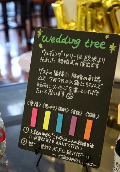 新潟市結婚式場　ブレストン　星　スター　ウェディング　キラキラ　スターツリー　ウェディングケーキ　七夕