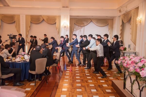 新潟市結婚式場　ブレストン　ゴージャス　ピンク　大人　コーディネート　演出　サプライズ　余興　フラッシュモブ