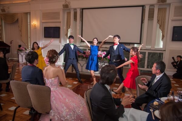 新潟市結婚式場　ブレストン　ゴージャス　ピンク　大人　コーディネート　演出　サプライズ　余興　フラッシュモブ