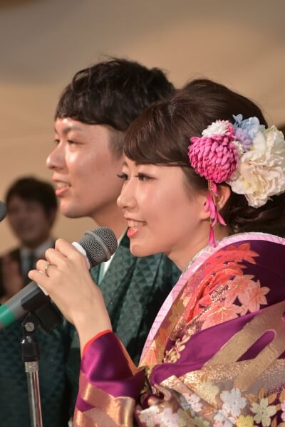 新潟市結婚式場　ブレストン　アメフト　アメフトウェディング　向日葵　ヒマワリ　ピアノ　サプライズ　ウェディングケーキ