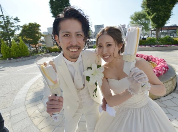 新潟市結婚式場　ブレストン　ナチュラル　ラベンダー　リボンワンズ　フラワーシャワー　パラシュートベア　コーディネート　フラワーコーディネート　テーブルコーディネート　ウェルカム