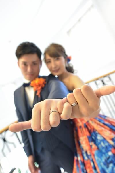 新潟市結婚式場　ブレストン　ウェディングケーキ　リゾート　LEDキャンドル　プルメリア