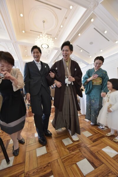 新潟市結婚式場　ブレストン　メッセージカード　装花　フラワー　グリーン　お色直し　和装　余興　ケーキ　ウェディングケーキ　ファイスとバイト