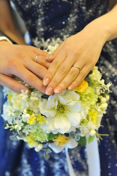 新潟市結婚式場　ニュアンスネイル　ブレストン　ブライダルネイル　ネイル　ジェルネイル　チップ