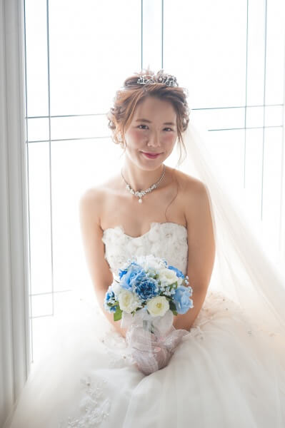 新潟市結婚式場　ブレストン　ブルー　サムシングブルー