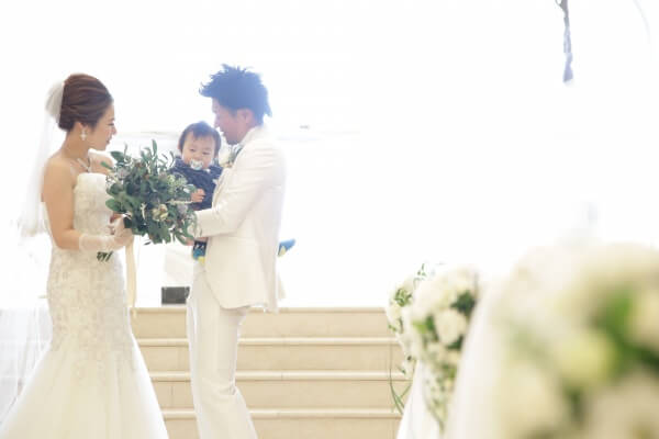 新潟市結婚式場　ブレストン　パパママキッズ婚　パパママウェディング　ファミリー婚　子ども　演出