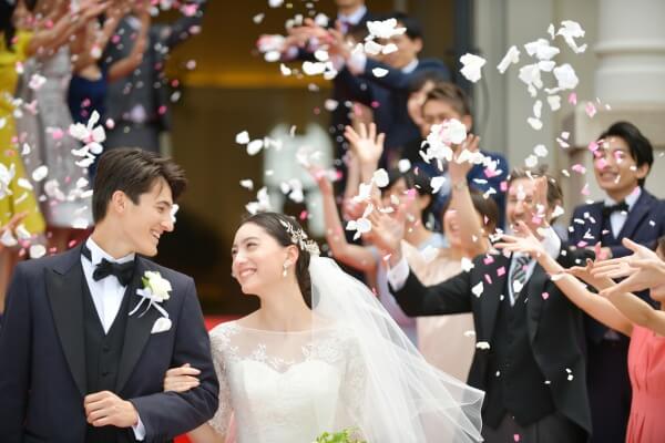 新潟市結婚式場　ブレストン　フラワーシャワー　アフターセレモニー