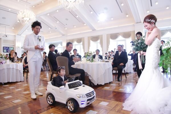 新潟市結婚式場　ブレストン　パパママキッズ婚　パパママウェディング　ファミリー婚　子ども　演出