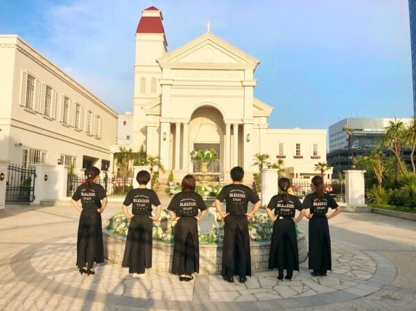 新潟市結婚式場　ブレストン　広場　メンテナンス　オリジナルTシャツ