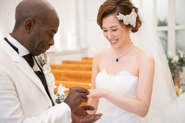 新潟市結婚式場　ブレストン　ファーストミート　前撮り　指輪交換　海外
