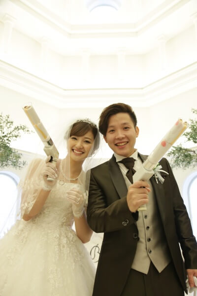 新潟市結婚式場　ブレストン　レモンサワー　テーブルラウンド　演出　バズーカ　ペリエ　LDH