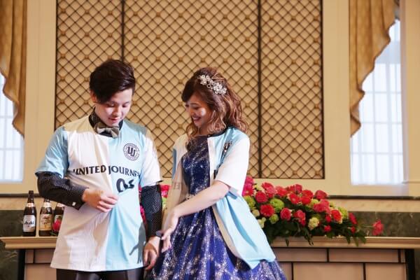 新潟市結婚式場　ブレストン　レモンサワー　テーブルラウンド　演出　バズーカ　ペリエ　LDH