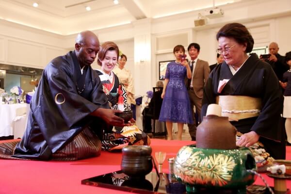 新潟市結婚式場　お茶　おもてなし　茶道　日本　文化