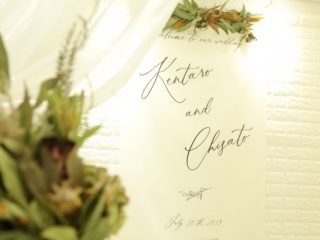アースカラーで❤オトナNatural Wedding*　【Flower Cordinate】　