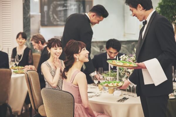 新潟市結婚式場　ブレストン　料理　オープンキッチン