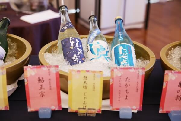 新潟市結婚式場　ブレストン　和　和婚　白無垢　色打掛　鏡開き　日本酒　ビュッフェ　酒の陣　スタンプラリー