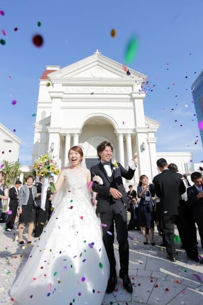 新潟市結婚式場　ブレストン　夏　サマーウェディング　ひまわり　カメラマン　カメラ　写真　ひまわり畑　ひまわり　ブーケ　チャペル式　バルーンリリース　アフターセレモニー　コンフェッティ　フラワーシャワー