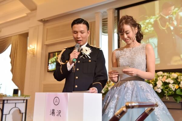 新潟市結婚式場　ブレストン　バルーンリリース　クイズ　旅行　チャペル式　演出　ゲーム　旅行　パーティ　記念日