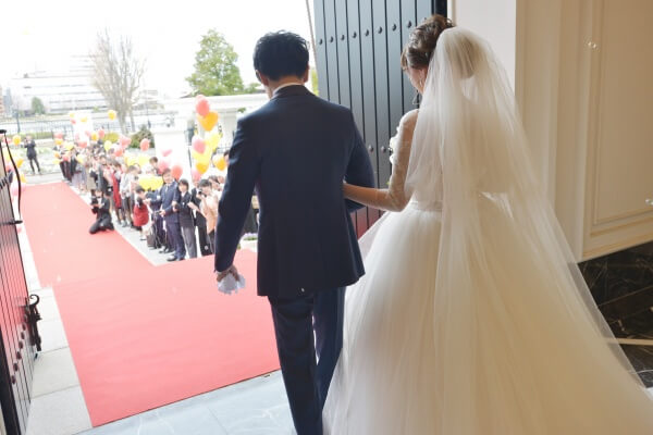 新潟市結婚式場　ブレストン　おもてなし　ゲスト参加型　チャペル式　ウェディングパーティ　果実酒づくり　テーブルラウンド　フォトラウンド　おつまみ　ビュッフェ　バルーンリリース　プロフィールムービー