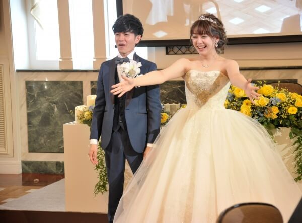 新潟市結婚式場　ブレストン　おもてなし　ゲスト参加型　チャペル式　ウェディングパーティ　果実酒づくり　テーブルラウンド　フォトラウンド　おつまみ　ビュッフェ　バルーンリリース　プロフィールムービー