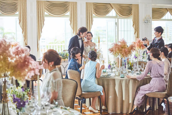 新潟市結婚式場　ブレストン　料理　おもてなし　パーティ会場　コーディネート