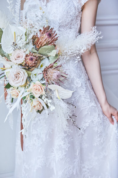 新潟市結婚式場　ブレストン　万代　ドレス　ウェディングドレス　貸切邸宅