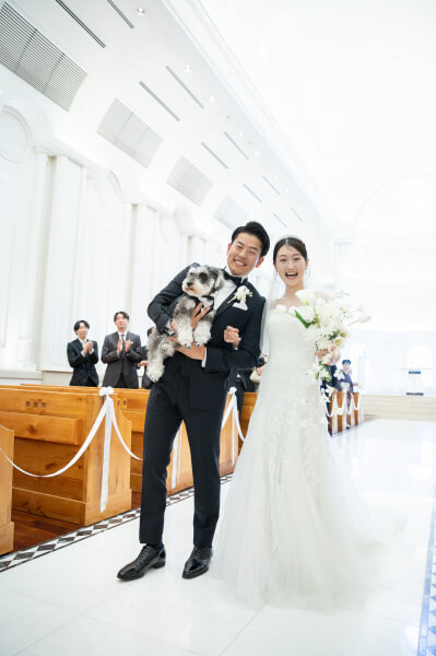 愛犬と一緒に♡リングドッグで叶えるペットウェディング